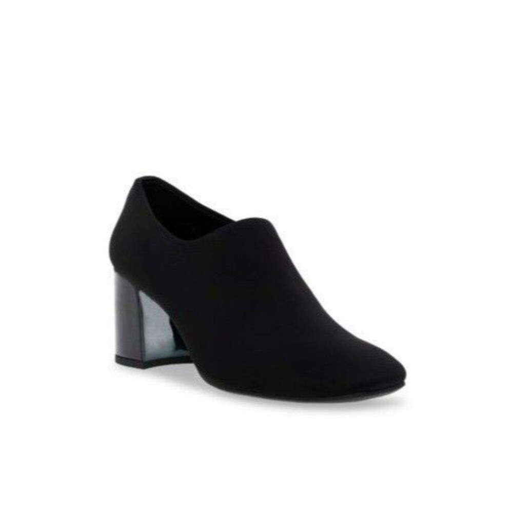 Anne Klein Womens 8.5 M Black Trenton Slip On Pumps Heels NIB TE9